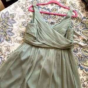 Shale green party dress